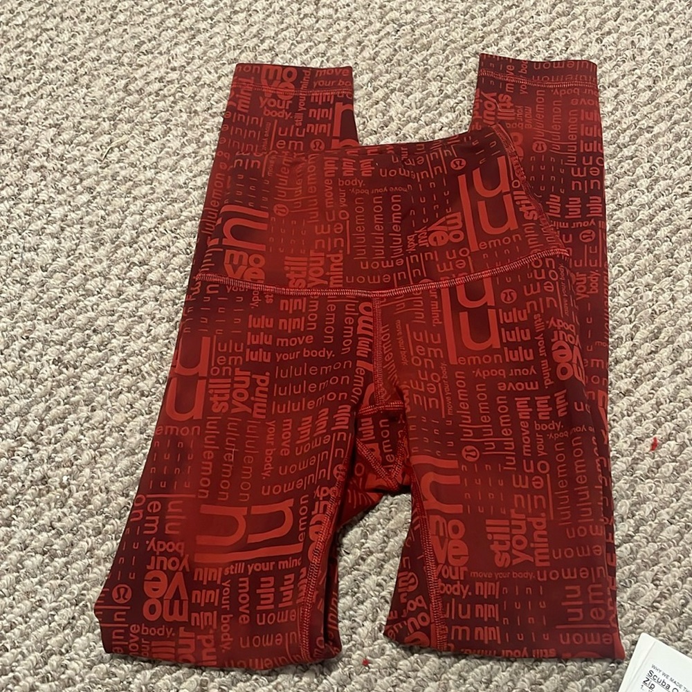 Women’s Lululemon Red leggings